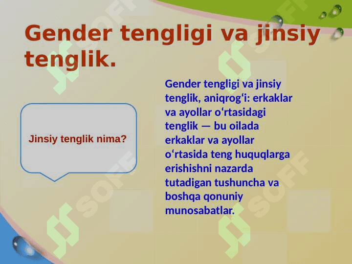 Turli madaniyatlarda gender muammosi 2