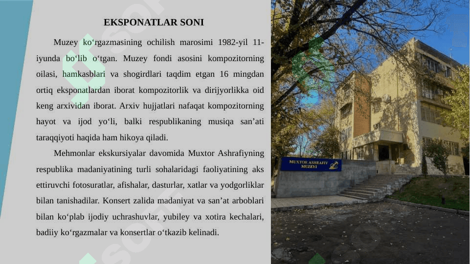 Muxtor Ashrafiy uy muzeyi 7