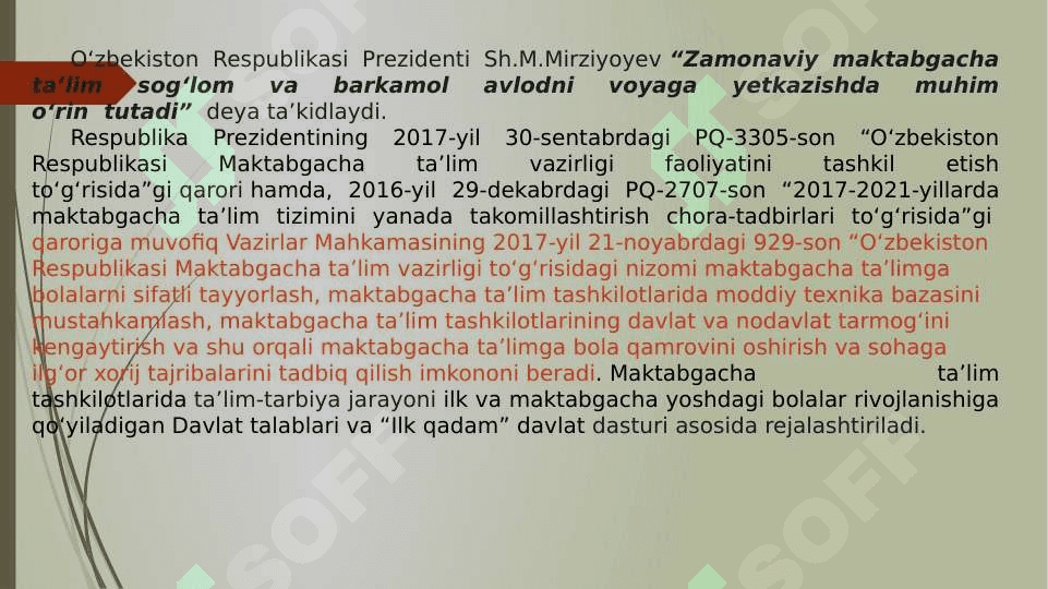 Ilk qadam davlat dasturi 3