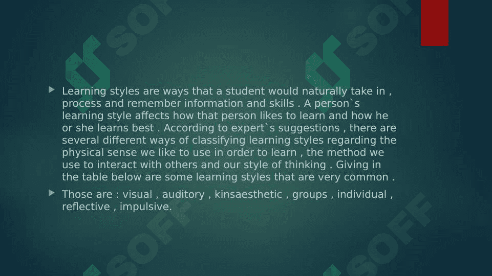 Characteristics of a good language learner 6