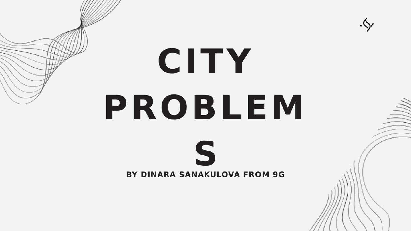 City problems