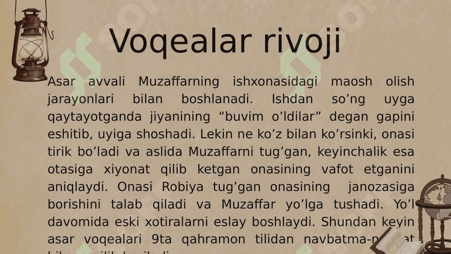 ikki eshik orasi asar bo'yich taqdimot 4