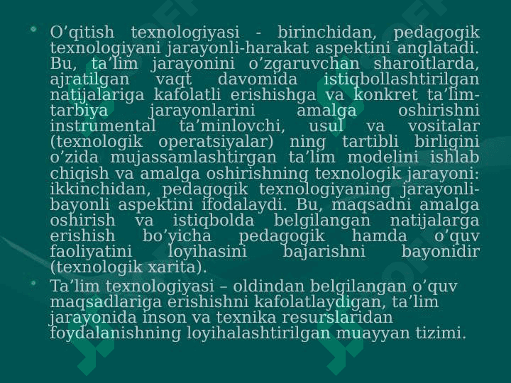 Ta’limning konseptual asoslari 4