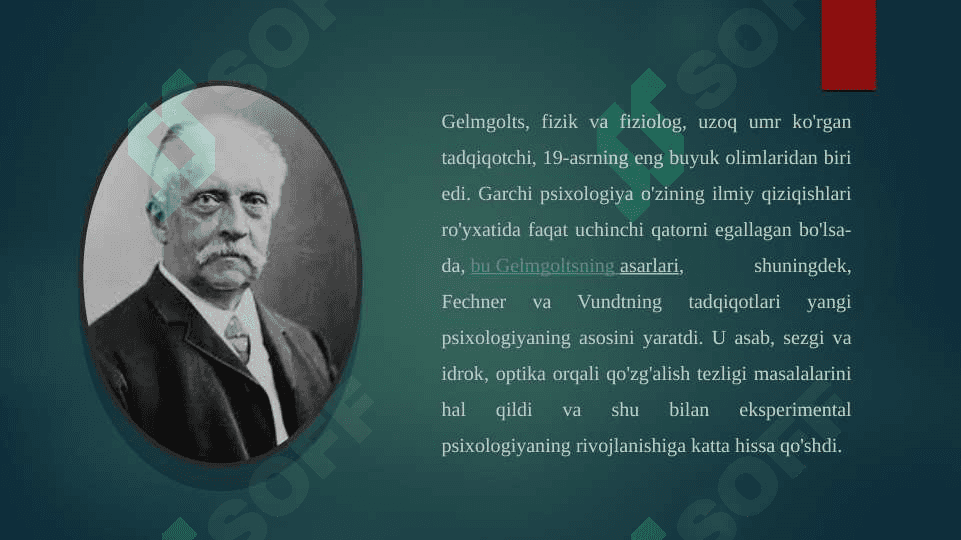 Fiziologik psixologiyaning paydo bo'lish shart- sharoitlari 4