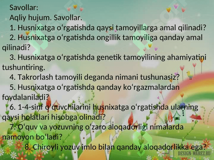 Diktant va uning turlari 7