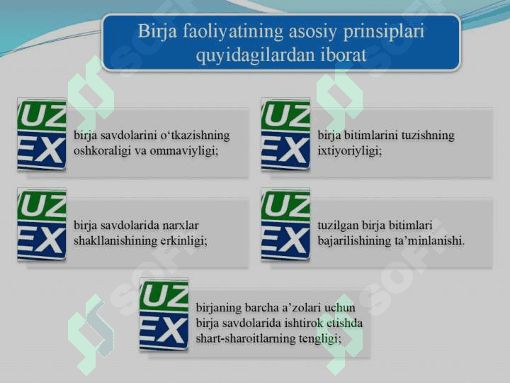 O’zbekiston Respubliukasida birjalar faoliyati 4