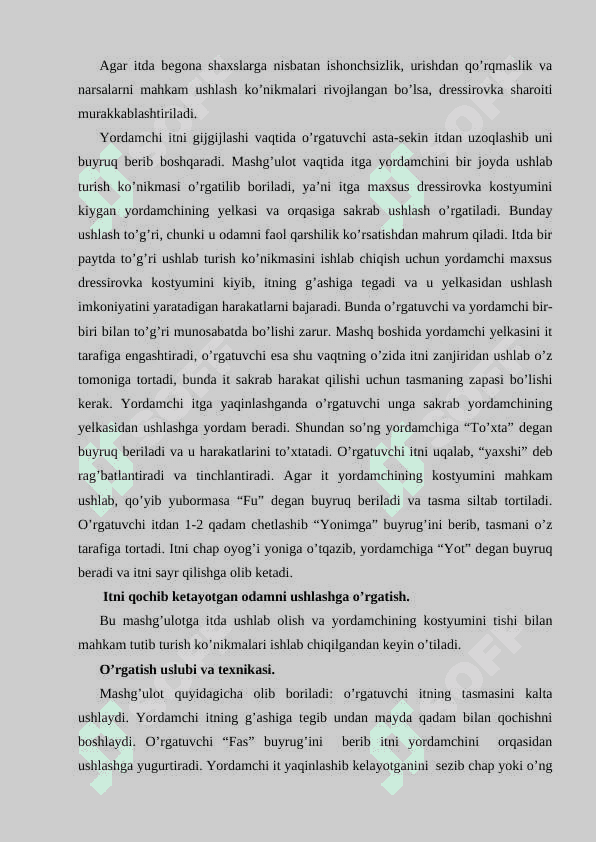 XIZMAT ITLARINING MAXSUS DRESSIROVKASI QILISH. 3