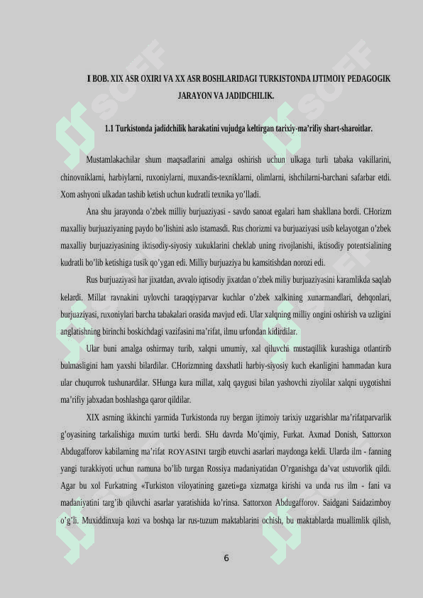 Munavvarqori Abdurashidxonovning Turkiston jadidchiligida tutgan o'rni 6