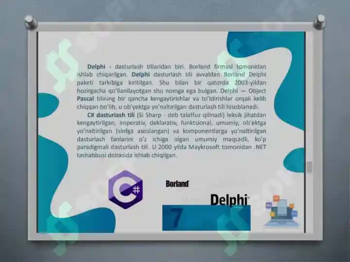 Delphi FUNksiyaL IMKONYATLARI 3