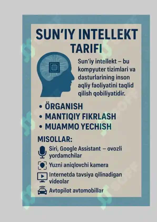 Ta’limda  sun’iy intellekt texnalogiyalari mavzusini BBB metodi orqali o’rgatish 8