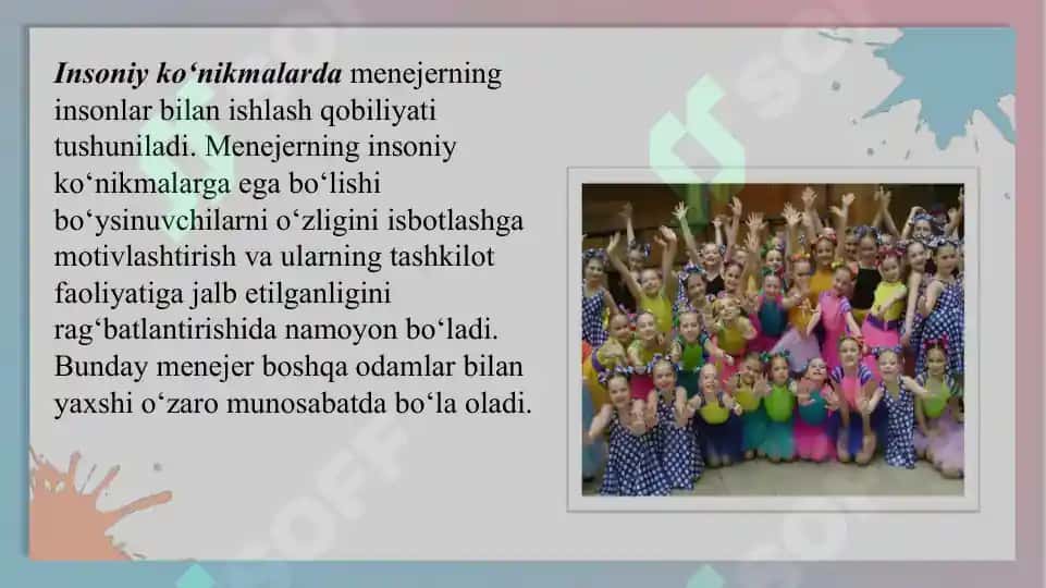 San’at sohasida ijodiy ishlab chiqarish jarayonlarini boshqarish 3