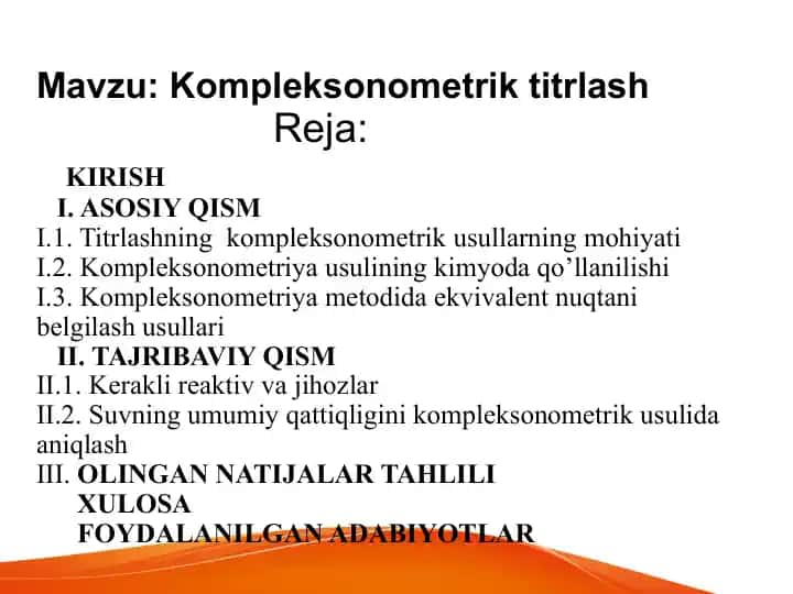 Kompleksonometrik titrlash