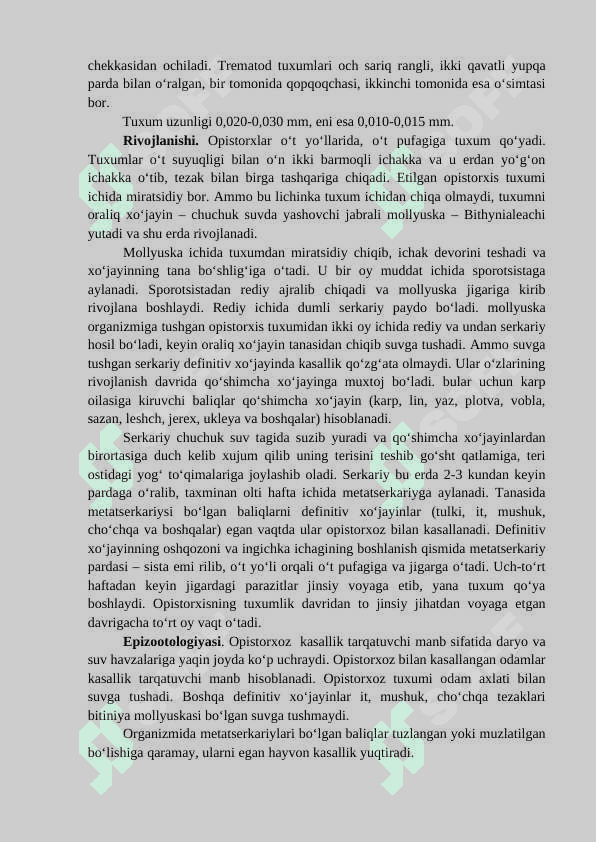 OTLARDA UCHRAYDIGAN INVAZION KASALLIKLARI 7