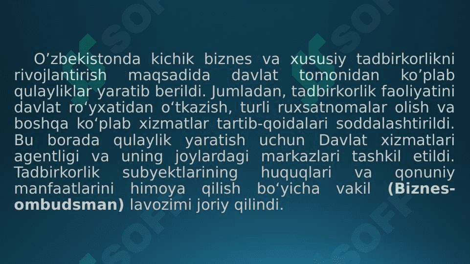 O'zbekistonda xorijiy investitsiyalarni kichik biznes va xususiy tadbirkorlikni rivojlantirish istiqbollari 3
