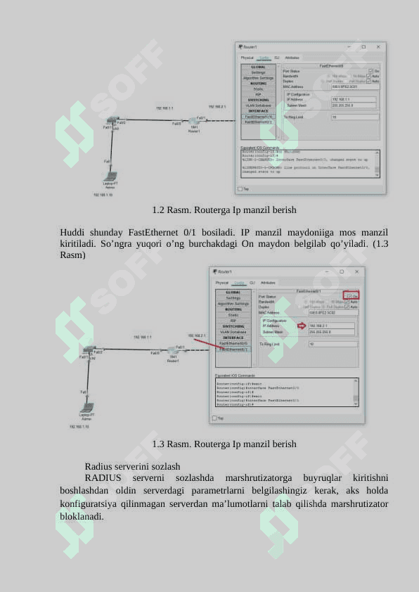 AAA server autentifikatsiya rejimini va radius serverini sozlash 3