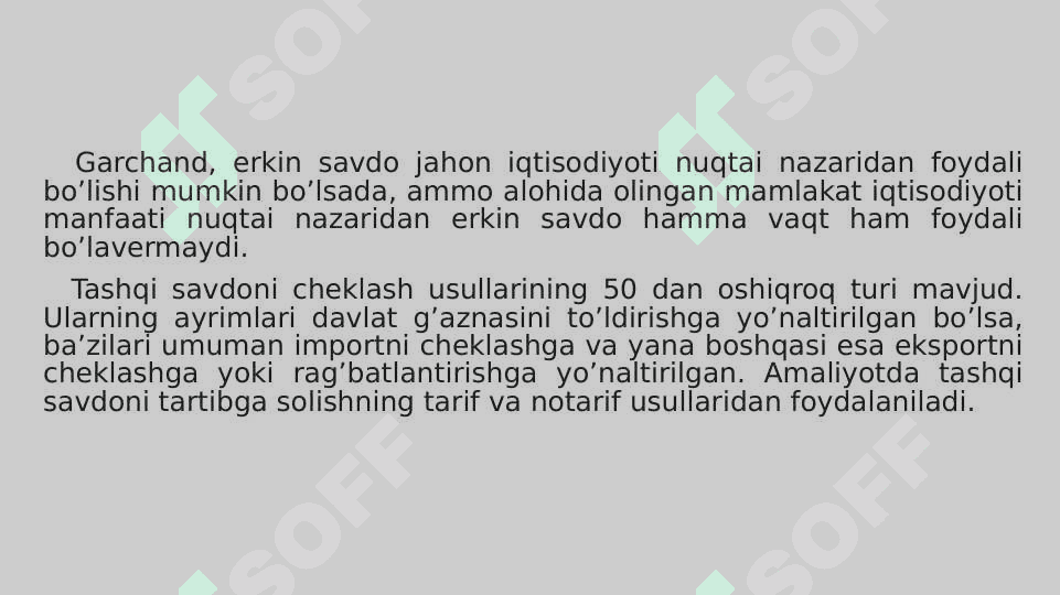 Tashqi savdo siyosati 5