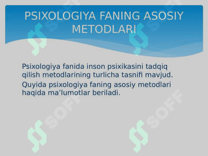 Psixologiya fanining metodlari 3