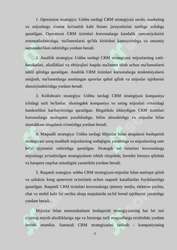 Kichik biznes uchun mijozlar bilan munosabatlarni boshqarish (CRM) tizimini yaratish 3