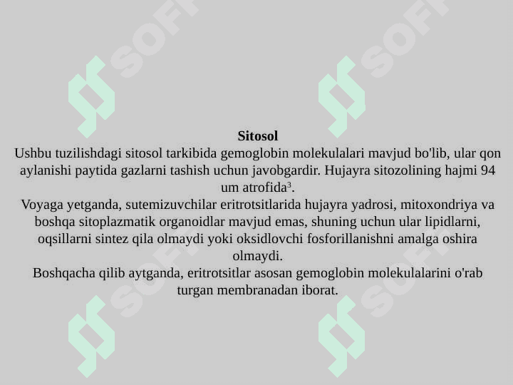 Eritrotsitlar va ularning funksiyalar 4