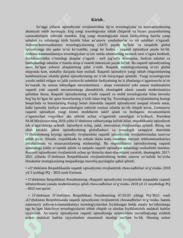 Iqtisodiyotni rivojlantirishda raqamli iqtisodiyotning roli. 3