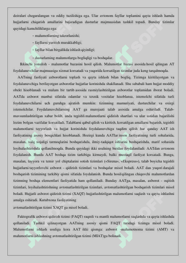 Iqtisodiy axborotlami qayta ishlash jarayonida biznes-tahlil qilish tizimlaridan foydalanish 5