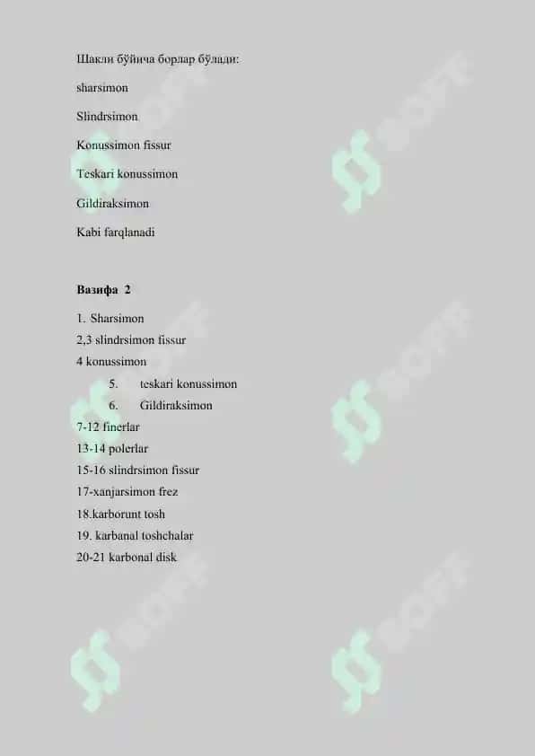 Stomatologiya(ishchi daftar) PRS 6 2