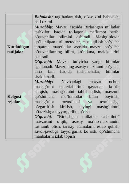5-sinf tarix .BMT va dunyo bolalari dars ishlanma 3
