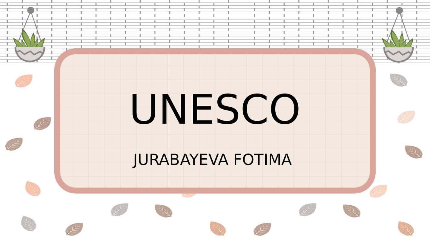 About UNESCO