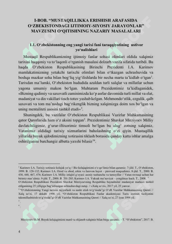 Mustaqillikka erishish arafasida O‘zbekistondagi ijtimoiy-siyosiy Jarayonlar 4