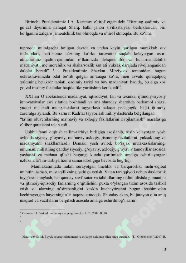 Mustaqillikka erishish arafasida O‘zbekistondagi ijtimoiy-siyosiy Jarayonlar 5