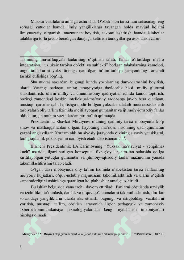 Mustaqillikka erishish arafasida O‘zbekistondagi ijtimoiy-siyosiy Jarayonlar 6