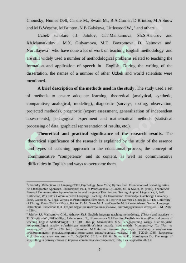 THEORETICAL BASIS OF IMPROVING COMMUNICATIVE COMPETENCE IN EFL CLASSES 3