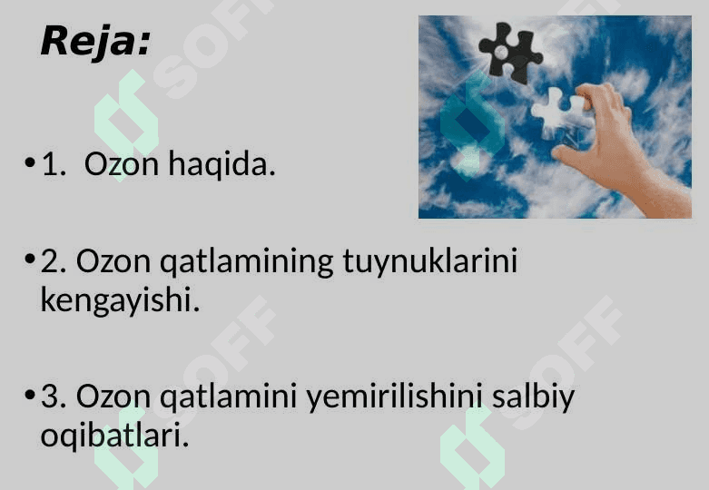 Ozon qatlamining yemirilishi va iqlim oʻzgarishi 2