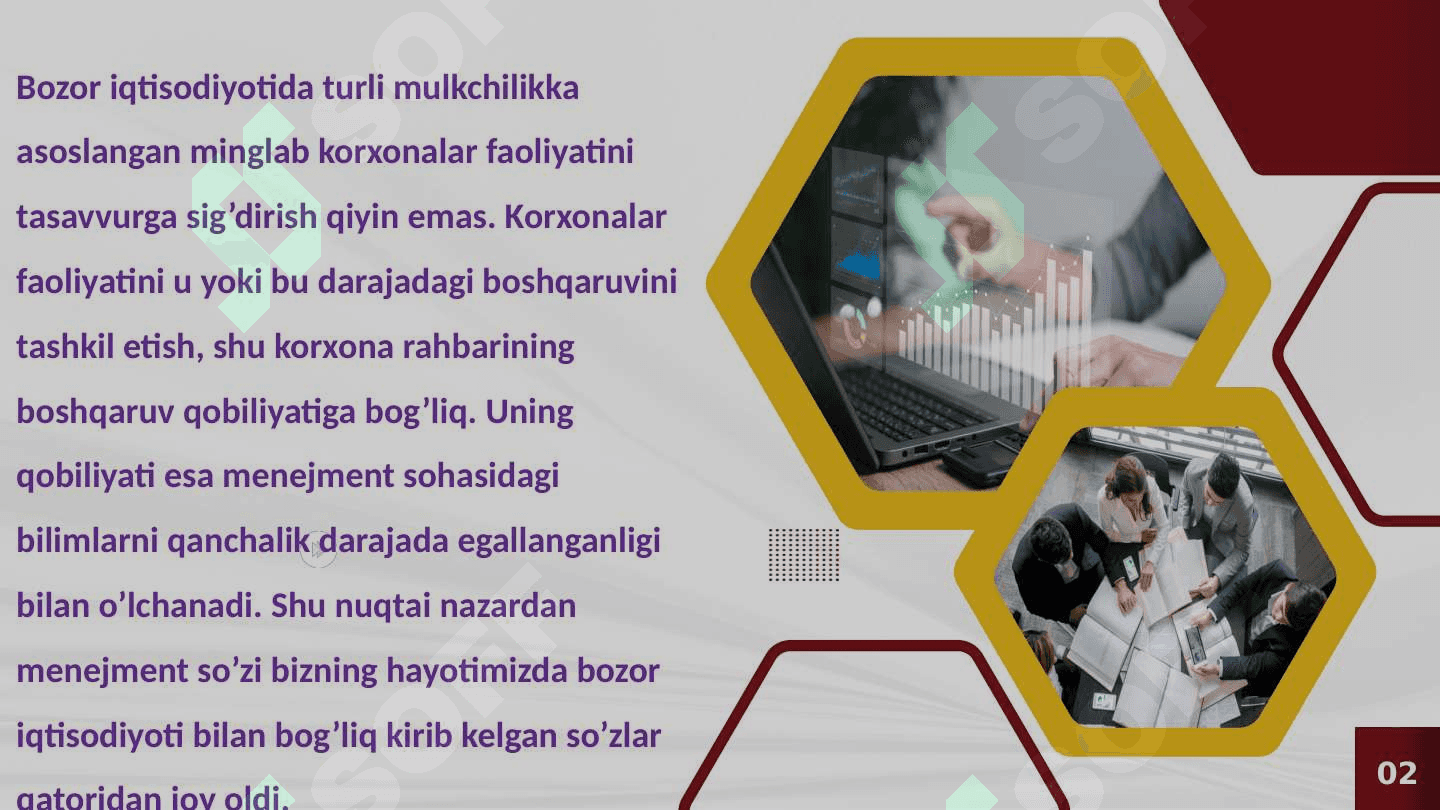 Menejmentga kirish va uning maʼnosi. Obyekti va subyekti 2