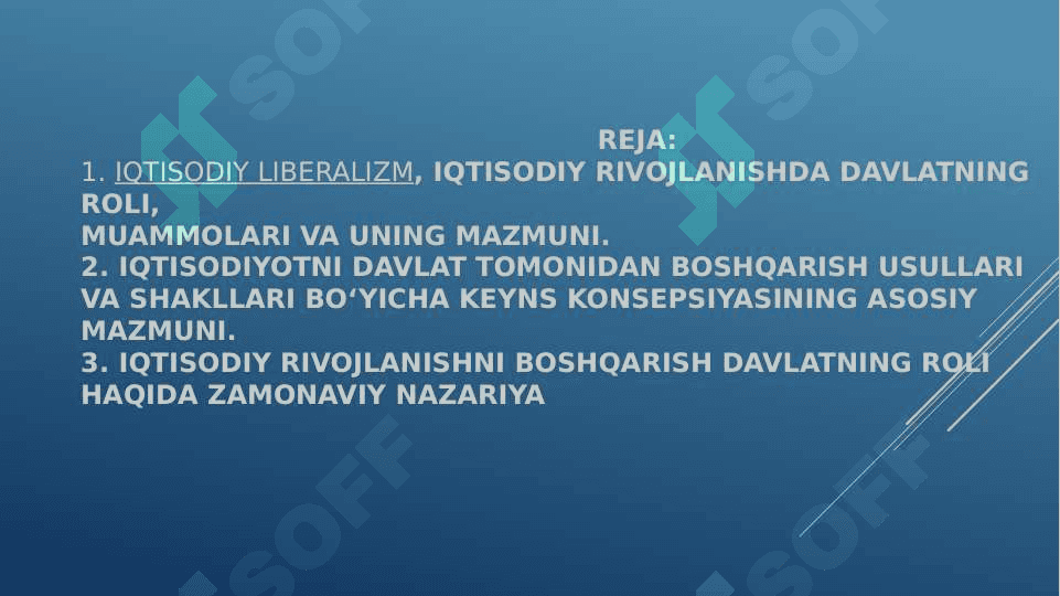 Iqtisodiy siyosat asoslari va tarkibi 2