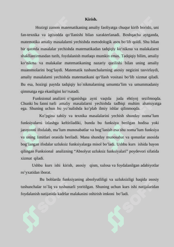 Absolyut uzluksiz funksiyalar. Lebeg teoremasi. 3