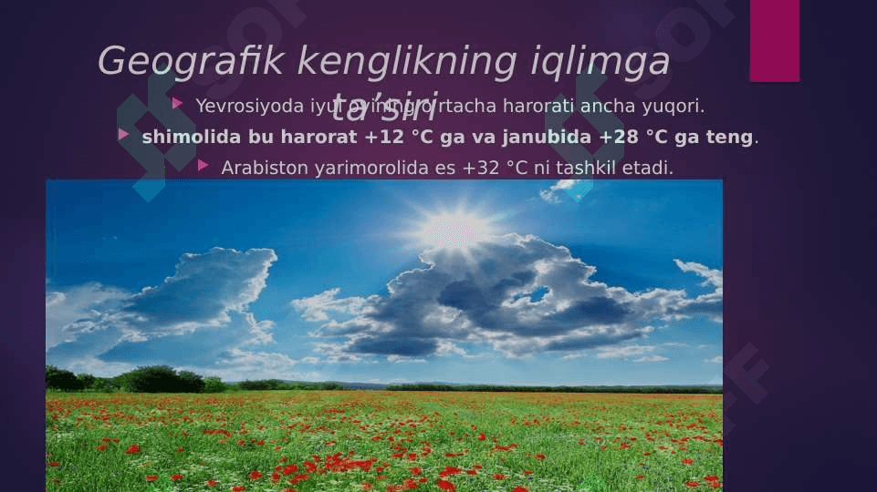 .Yevrosiyo iqlimi 2