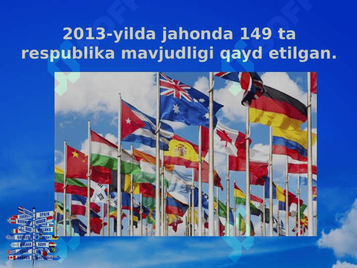 Jahon mamlakatlarining davlat tuzimi va boshqaruv shakillari 4
