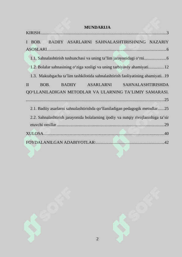 Badiiy asarni sahnalashtirish turlari va uni qo‘yib ko‘rsatish metodlari 2