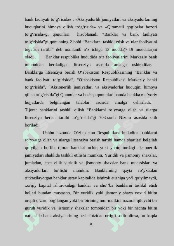 TIJORAT BANKLARINI TASHKIL QILISHNING HUQUQIY VA IQTISODIY ASOSLARI-2 8