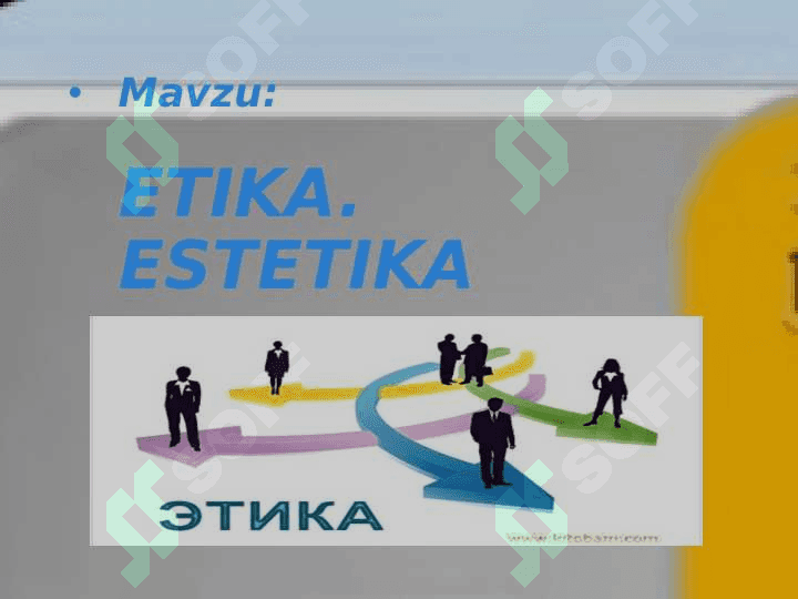 Falsafa va madaniyatshunoslik. 2