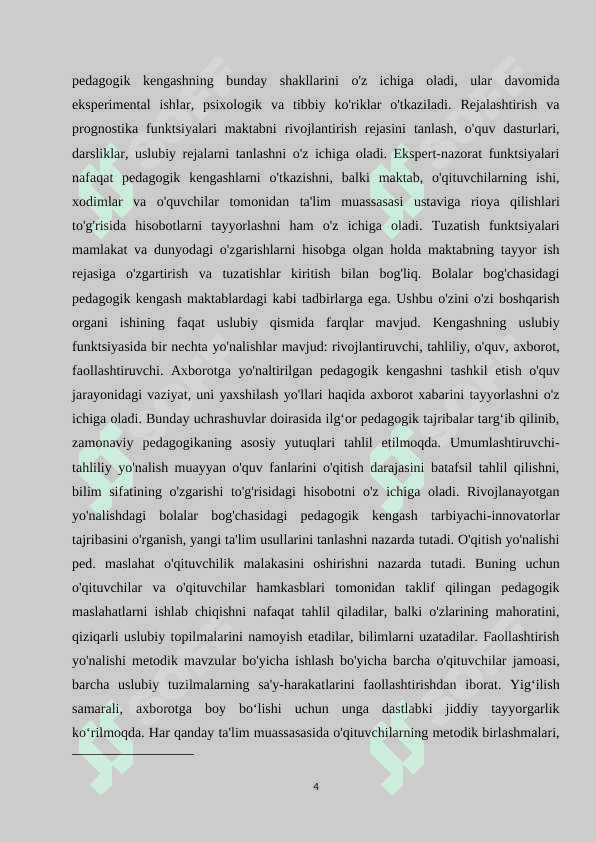 Pedagogik faoliyatning insonparvarlikka yo‘naliganligi 4