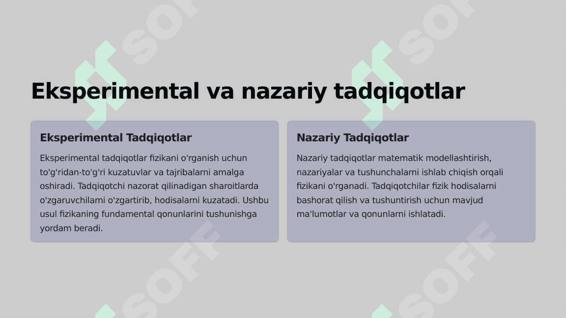 Fizikada Tadqiqot Metodlari 3