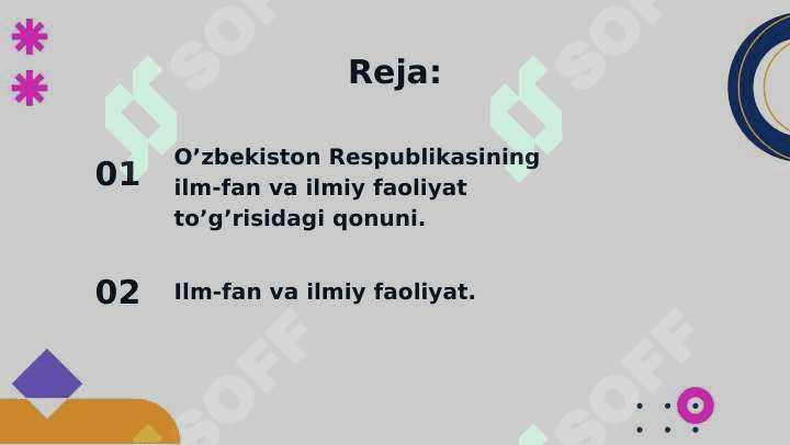 Ilm-fan va ilmiy faoliyat 2