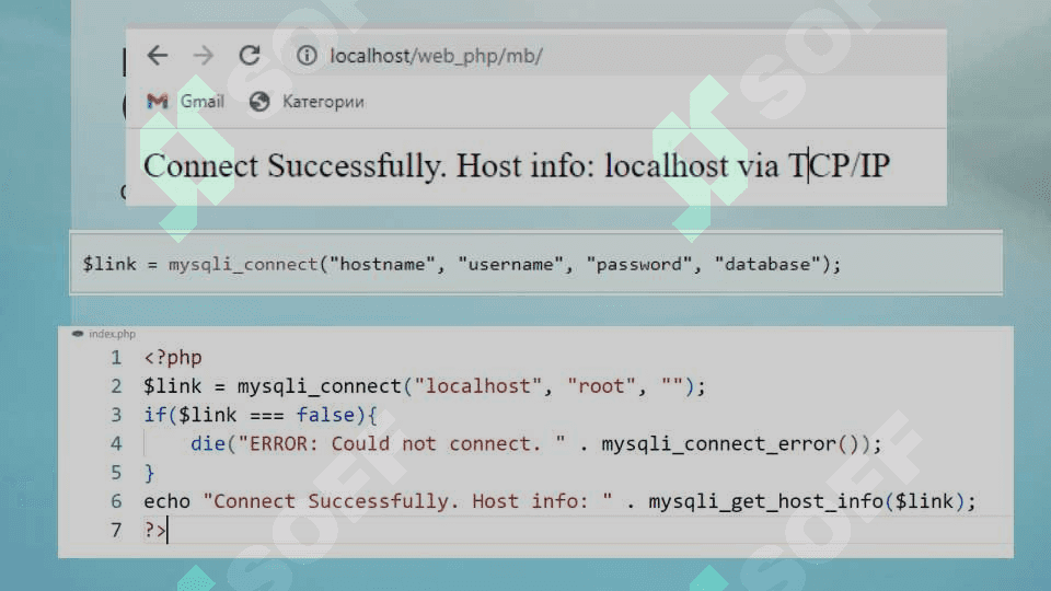 PHPда MySQL маълумотлар базасини бошқариш тизими билан ишлаш. 7