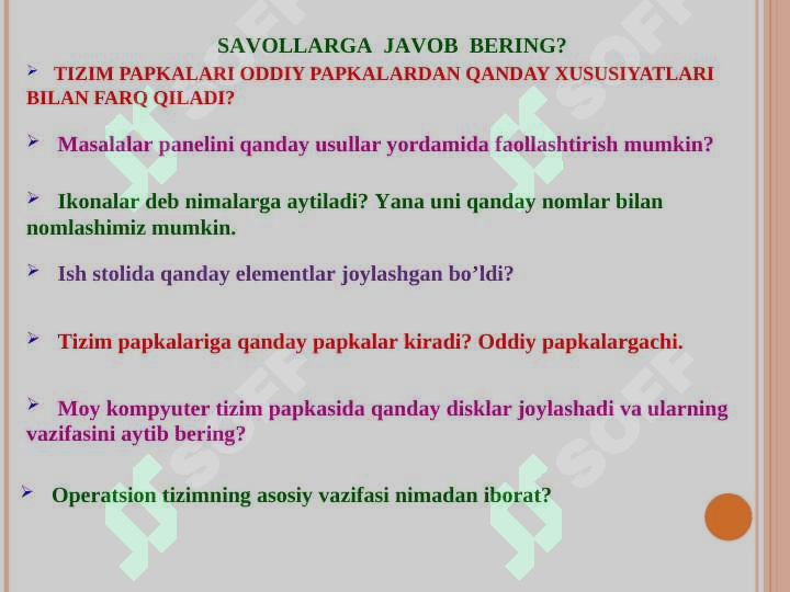 Windows operatsion tizimida oynalar bilan ishlash 6