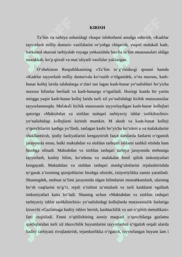 Gazlamalarning umumiy xossalari va aniqlash usullari 4