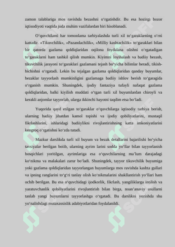 Gazlamalarning umumiy xossalari va aniqlash usullari 5