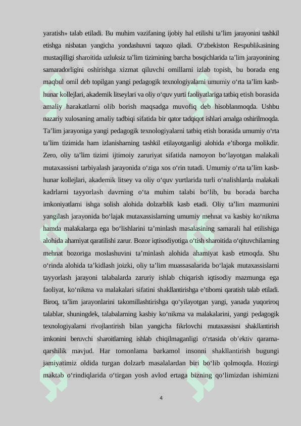 “Yuzlik” mavzusida o’quvchilarga algebra elementlarini o’ganish  metodikasi 4