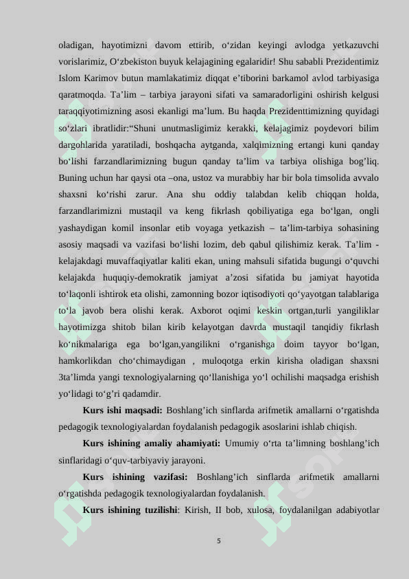 “Yuzlik” mavzusida o’quvchilarga algebra elementlarini o’ganish  metodikasi 5